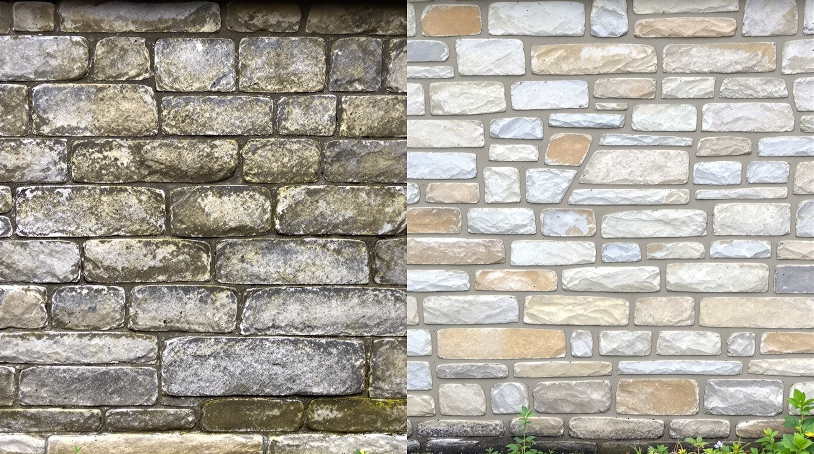 Exterior cleaning before and after transformation 6